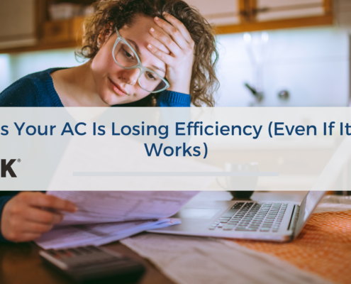 Signs Your AC Is Losing Efficiency (Even If It Still Works)